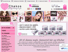 Tablet Screenshot of chekos.dk